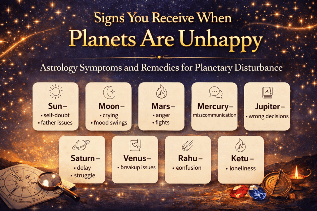 Signs You Receive When Planets Are Unhappy