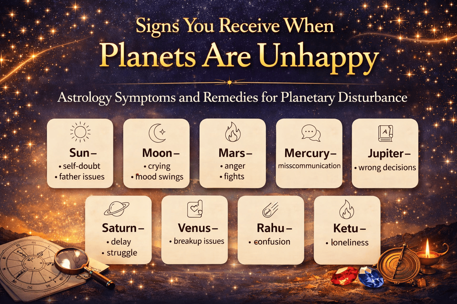 Signs You Receive When Planets Are Unhappy